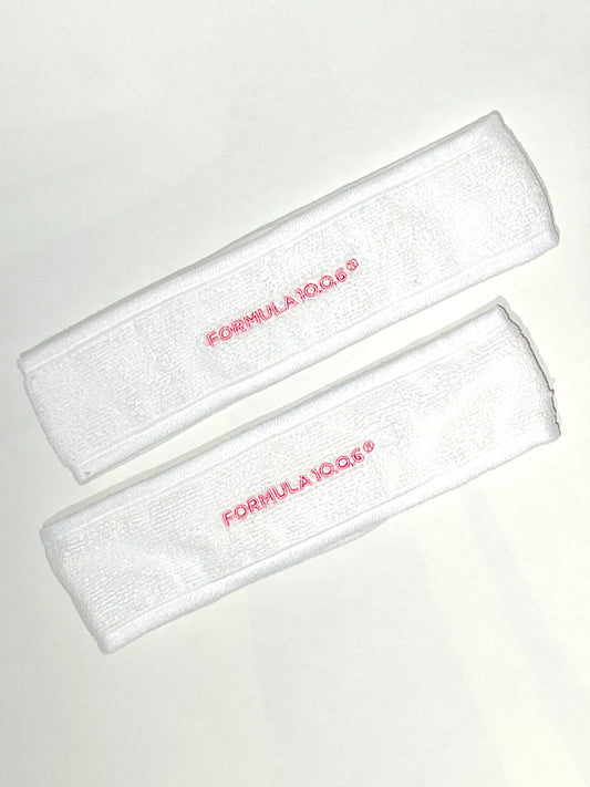 Terry Cloth Spa Headband with Embroidered Logo